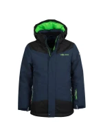 Dětská zateplená bunda pro nepromokavá tmavě modrá model 21350539 - Trollkids