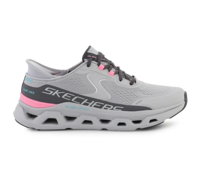 Skechers Slip-Ins - Glide-Step Altus 150510-GYPK Gray/Pink dámské Skechers Slip-Ins - Glide-Step Altus 150510-GYPK Gray/Pink dámské