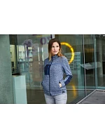 JN Dámská pletená fleecová bunda 02. navy model 22532554 - Daiber JN Dámská pletená fleecová bunda 02. navy model 22532554 - Daiber
