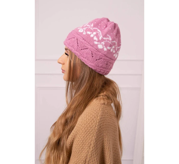 Dámská čepice Kira tmavě model 18752175 - K-Fashion Dámská čepice Kira tmavě model 18752175 - K-Fashion