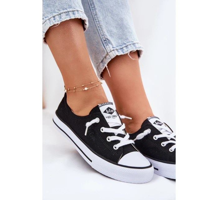 Dámské Textilní Tenisky model 21693750 Černé - Lee Cooper Dámské Textilní Tenisky model 21693750 Černé - Lee Cooper
