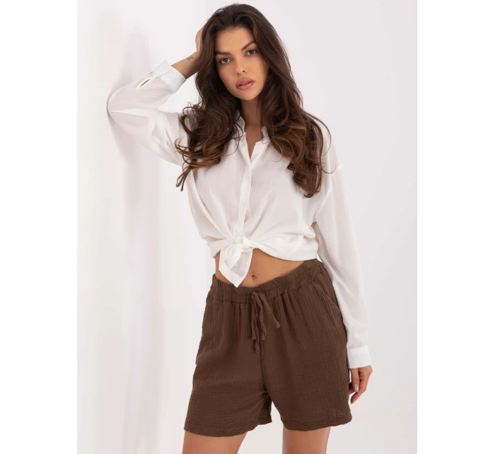 Szorty MO SN model 21253090 brązowy - FPrice Szorty MO SN model 21253090 brązowy - FPrice