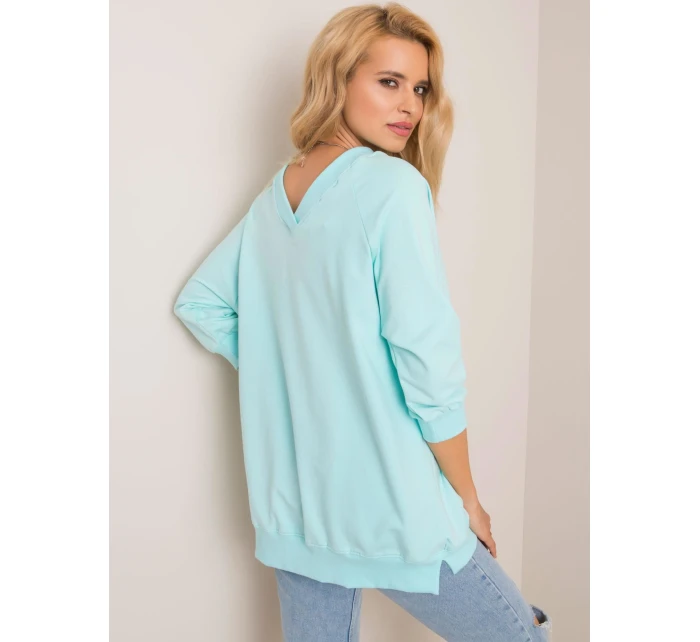 Bluza RV BL model 21787849 mietowy - FPrice Bluza RV BL model 21787849 mietowy - FPrice