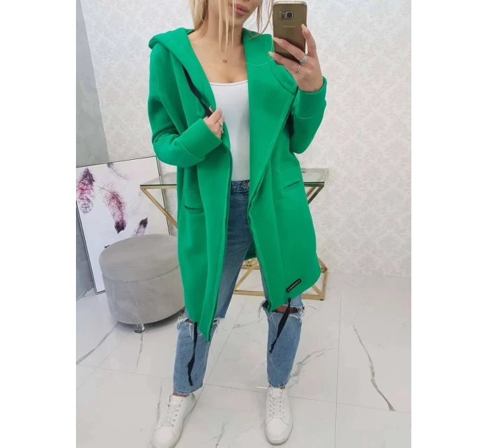 Zateplená mikina s kapucí model 21099104 zelená - Kesi
