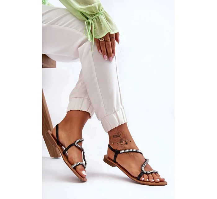 Dámské sandály JH291 černé - Step in style