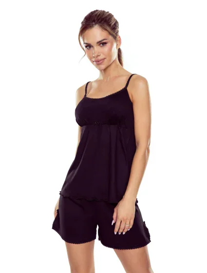 Dámské pyžamo Albina black - ELDAR