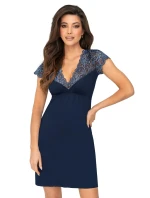 Dámská noční košilka Melania blue - Donna Dámská noční košilka Melania blue - Donna