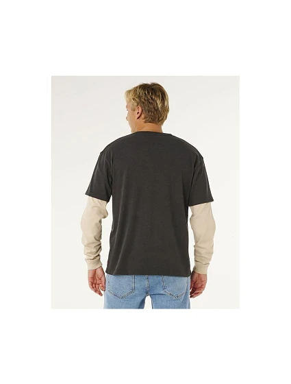 Koszulka męska L/S Tee czarna model 22245303 - Rip Curl Koszulka męska L/S Tee czarna model 22245303 - Rip Curl