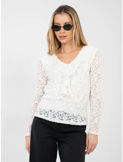 Bluzka MI BZ model 21923820 ecru - FPrice
