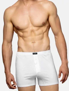 Pánské klasické boxerky s model 19960944 2PACK bílé - Atlantic