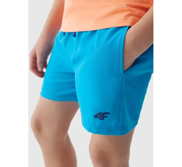 Chlapecké plážové šortky typu boardshorts 4F - modré Chlapecké plážové šortky typu boardshorts 4F - modré