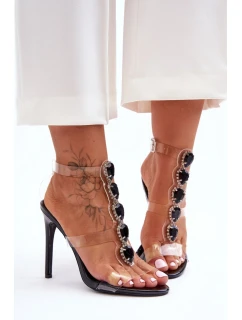 Sandály na podpatku model 183497 Step in style