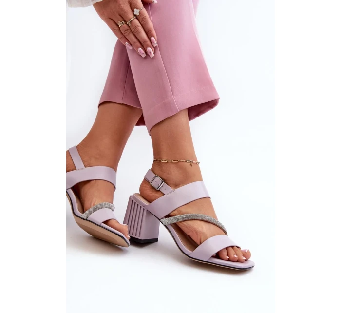 Sandály na podpatku model 196644 Step in style Sandály na podpatku model 196644 Step in style