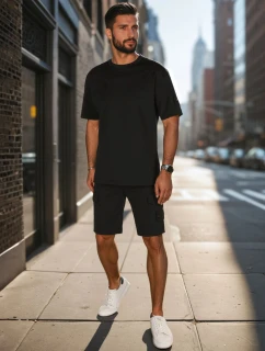 Pánská černá souprava model 21988664 - Dstreet