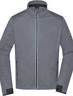 Daiber JN 1126 Pánská 3-vrstvá sportovní softshell bunda 02.1126 titan/black