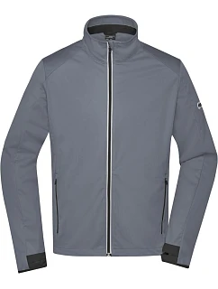Daiber JN 1126 Pánská 3-vrstvá sportovní softshell bunda 02.1126 titan/black