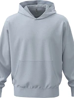 Next Level Apparel N 9307 Těžká oversize unisex mikina s kapucí 08.9307 stonewash denim
