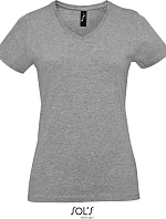 SOL'S Imperial V Women Dámské tričko do V z těžké bavlny 25.2941 grey melange