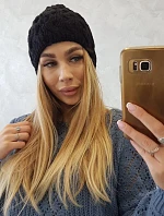 Fleecová čepice Teresa K285 černá