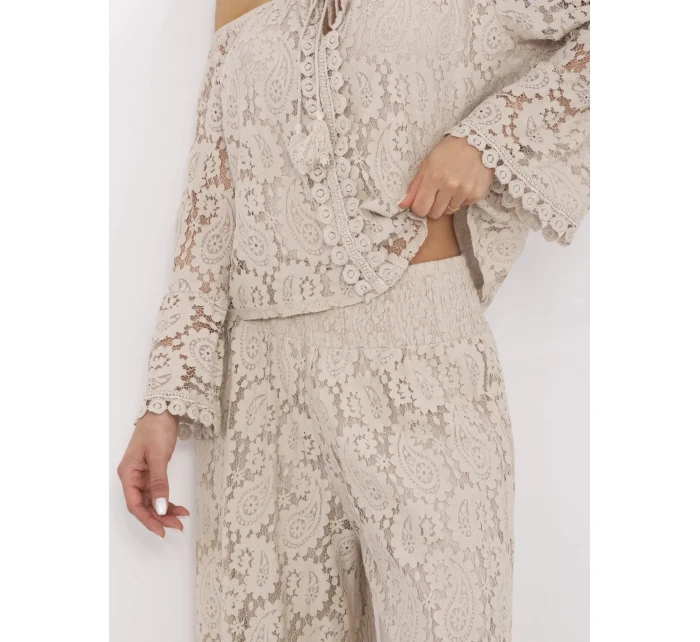 Spodnie MI SP model 21057845 beżowy - FPrice