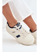 Dámské tenisky na platformě Big Star – světle béžové Dámské tenisky na platformě Big Star – světle béžové