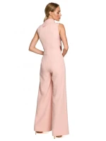 Dámský overal bez rukávů s  Pudr růžová  model 21748022 - Moe
