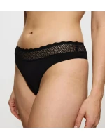 Dámská tanga Feel of Modal String 2P - BLACK - černá 0004 - TRIUMPH Dámská tanga Feel of Modal String 2P - BLACK - černá 0004 - TRIUMPH