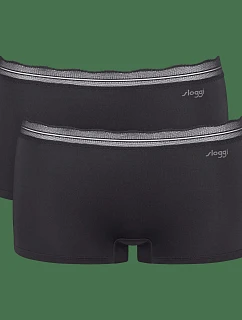 sloggi GO Blush Short 2P - Black - SLOGGI Black - SLOGGI