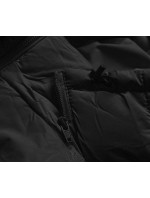 Černá dámská péřová vesta s kapucí model 17860138 - J.STYLE