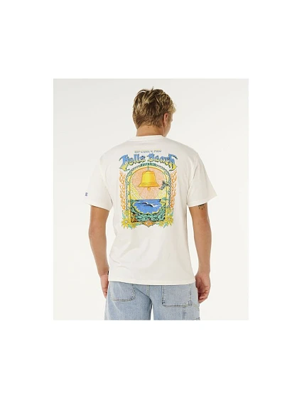 Koszulka męska Pro 26 Tee biała model 22245282 - Rip Curl Koszulka męska Pro 26 Tee biała model 22245282 - Rip Curl