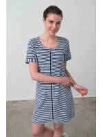 Vamp - Pohodlné celopropínací froté šaty 16930 - Vamp Vamp - Pohodlné celopropínací froté šaty 16930 - Vamp