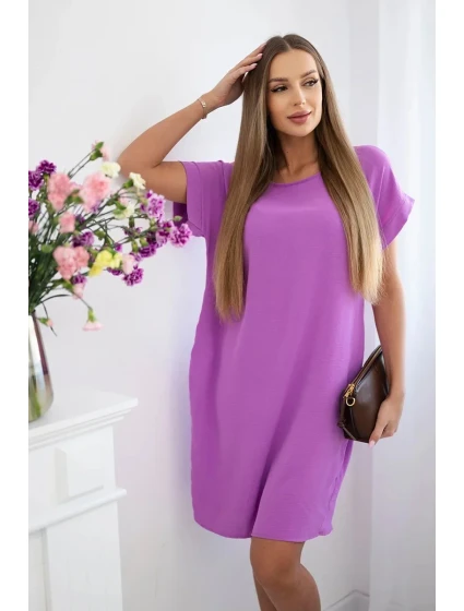 Šaty s kapsami světlý model 21951815 - K-Fashion