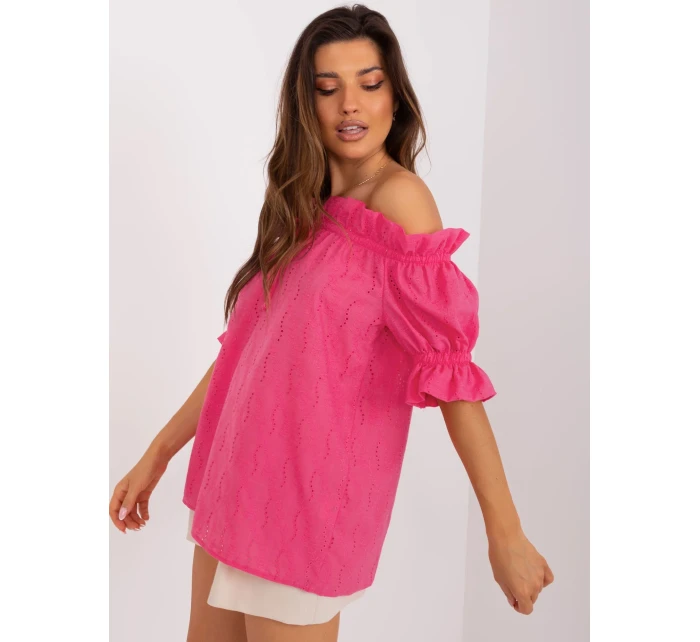 Bluzka LK BZ model 18694327 ciemny różowy - FPrice