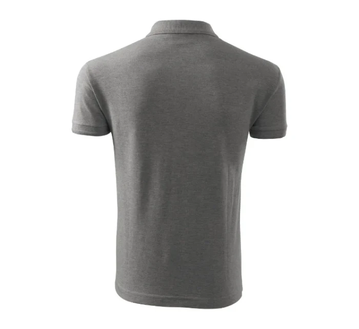 Pique Polo polokošile pánská tmavě šedý melír Pique Polo polokošile pánská tmavě šedý melír