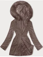 kurtka damska  coffee model 21246986 - Z-DESIGN