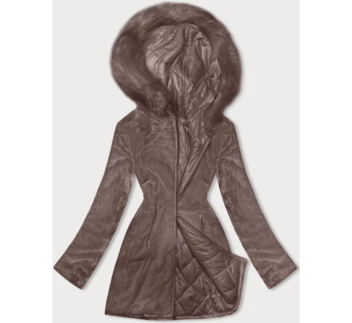 kurtka damska  coffee model 21246986 - Z-DESIGN