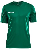 Craft Teamwear Squad Go Jersey Solid M Pánské sportovní tričko s výstřihem do V 82.5560 team green