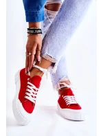 Dámské Tenisky na platformě Červené Comes Dámské Tenisky na platformě Červené Comes