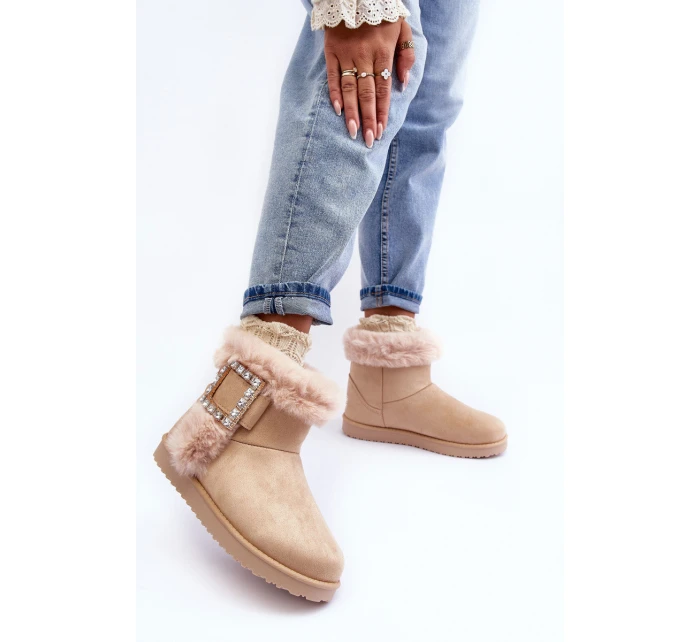 Ocílené Sněhule s Klíčkem Bežové  Dulca