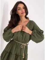 Sukienka MI SK model 21191055 khaki - FPrice Sukienka MI SK model 21191055 khaki - FPrice