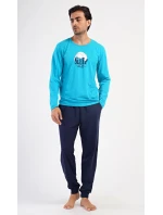 Pánské pyžamo dlouhé model 21775341 - Vienetta MAN