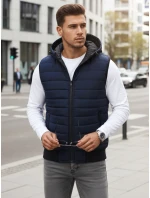 Pánská tmavě modrá vesta Dstreet model 21965584 - FashionStreet