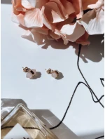 VERIEGATA růžové náušnice FashionStreet JY0010