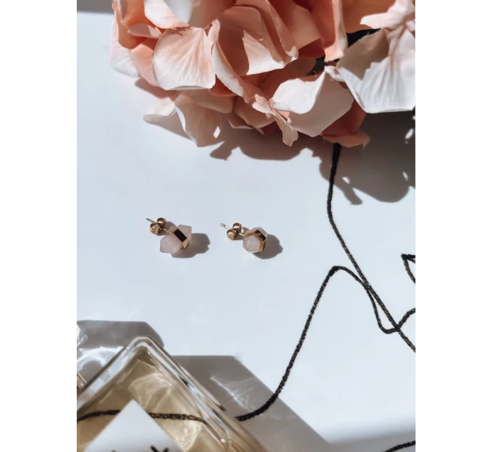 VERIEGATA růžové náušnice FashionStreet JY0010