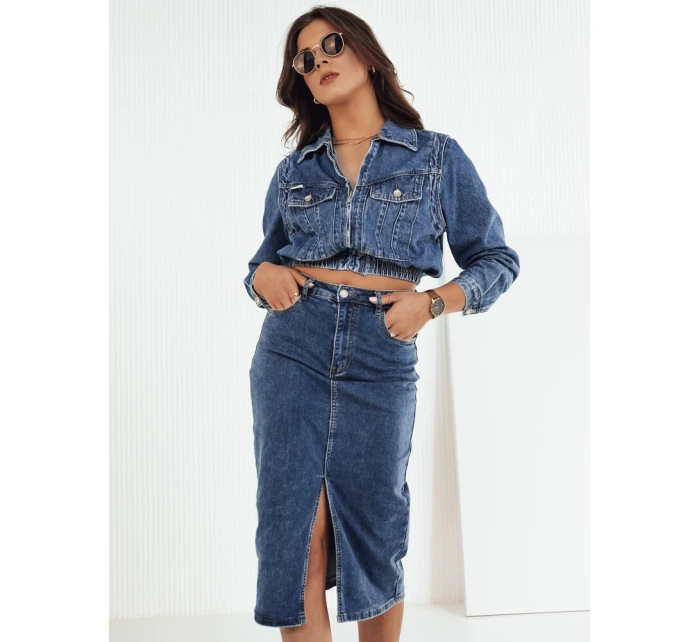 Dámská džínová bunda BLIRNA modrá FashionStreet TY4167