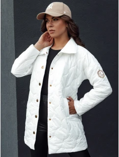 Dámská prošívaná přechodová bunda RATIA ecru FashionStreet TY4526