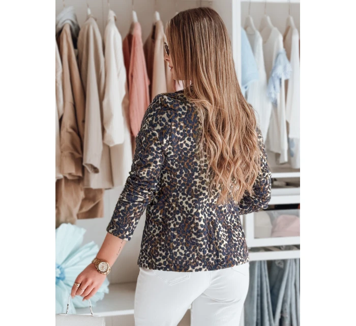 Dámská bunda do pasu MARABELL navy blue FashionStreet PY0126