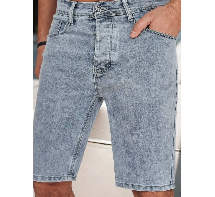 Pánské světle modré džínové šortky FashionStreet SX2490