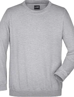 Daiber JN 40 Mikina z těžké bavlny 02.0040 grey heather