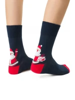 Steven Merry Christmas 136 barva: tmavě modrá - Santa Claus Steven Merry Christmas 136 barva: tmavě modrá - Santa Claus